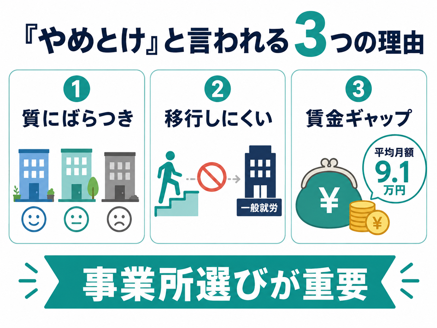 やめとけと言われる3つの理由