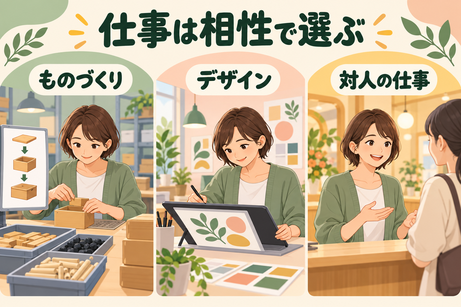仕事は相性で選ぶ