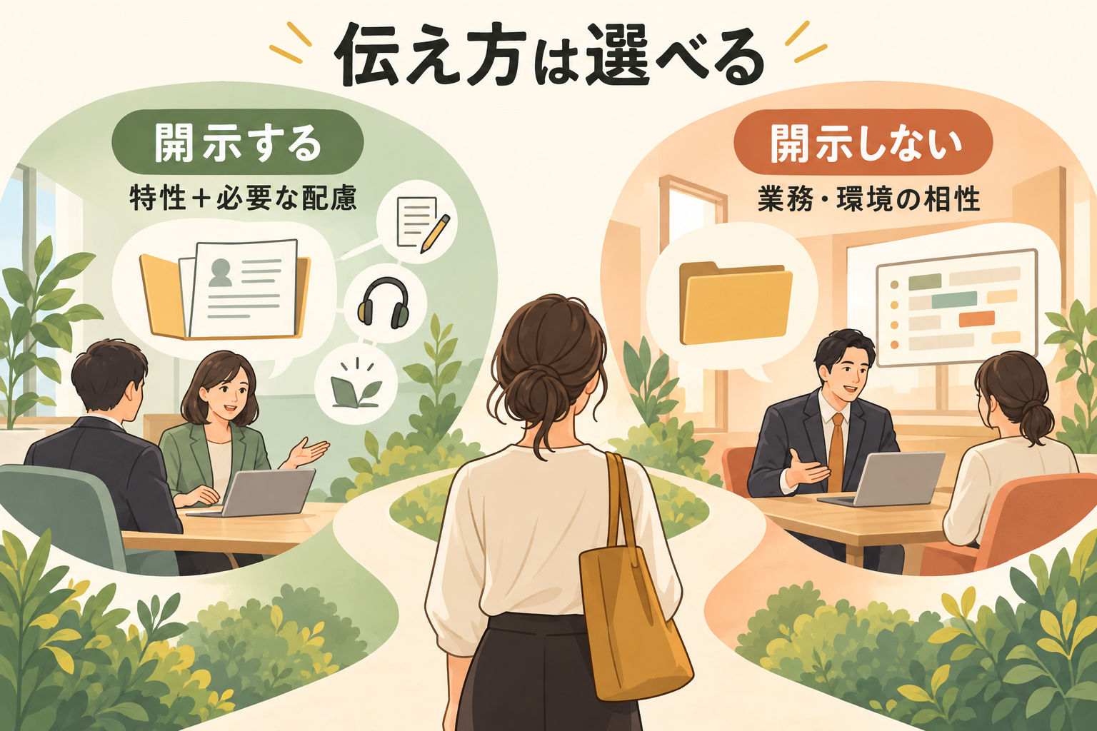 伝え方は選べる