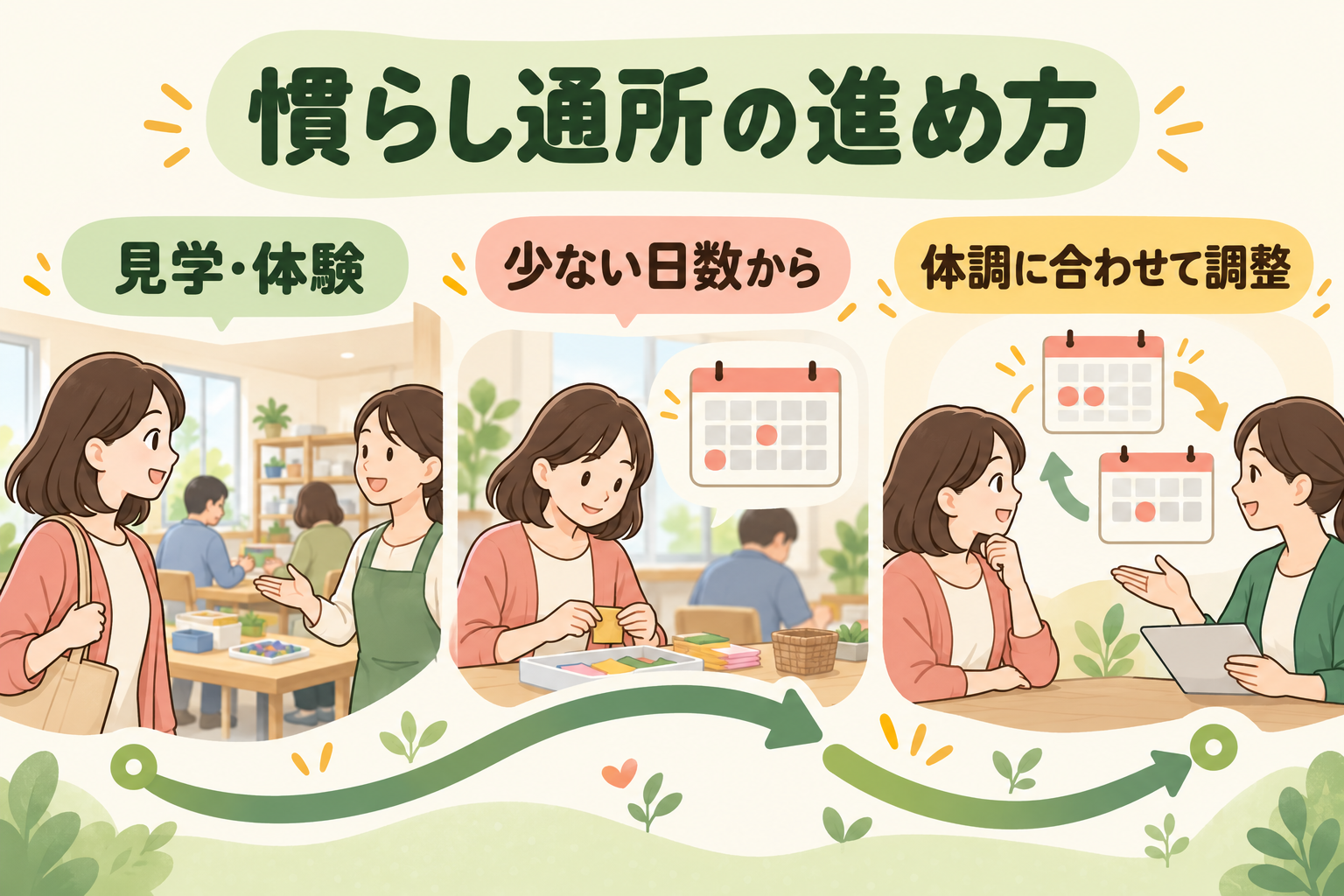 慣らし通所の進め方